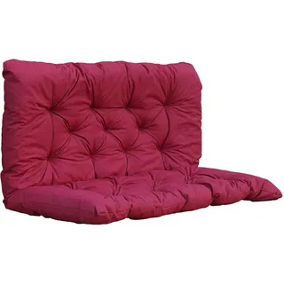 Chicreat Bankkissen mit Rückenteil 100 x 98 cm Rot