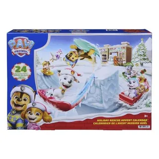 Adventskalender von PAW Patrol (Spin Master) – 24 Überraschungen: Figuren, Zubehör, Aufkleber – ab 3 Jahren