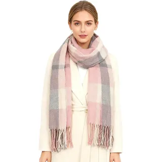Oak & Tea Damen Schals Winter Warm Tartan Schals Kaschmir Gefühl Wraps, Schal Geschenke für Frauen