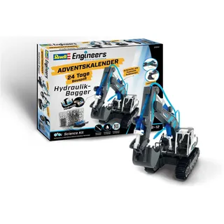 REVELL Adventskalender Engineers Hydraulischer Bagger 2021