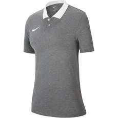 Bild Nike, Park20, Polo Hemd, Holzkohle Heathr/Htr/Weiß/Weiß, XL, Frau