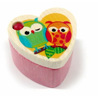 Hess-Holzspielzeug Zahndose Eule sortiert - Rosa