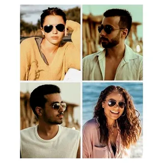Polarisierte Sonnenbrille für Herren und Damen, ultraleichte Pilotenbrille mit UV400 Schutz und Metallrahmen