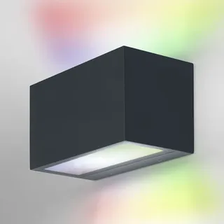 LEDVANCE Außenleuchte Aluminium 14,5 cm dimmbar IP44 dunkelgrau 600 Lumen