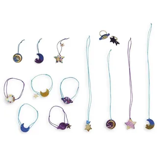 Janod 14 Galaktische Schmuckstücke Aus Harz Zum Selbermachen - Multicolor - One Size