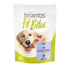 3x150g Rață cu sfeclă roșie&fulgi de ovăz FitBites Briantos