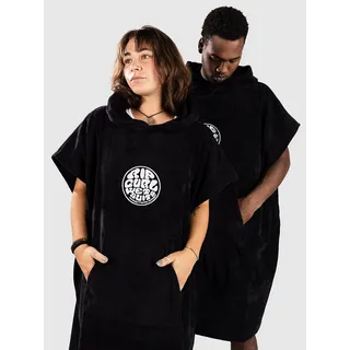 Rip Curl Logo Bademantel Schwarz TU