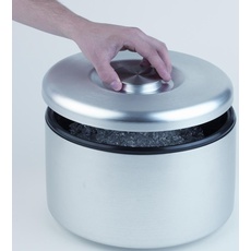 Bild Eisbox, aus Aluminium, eloxiert, Eisherstellung, Silber