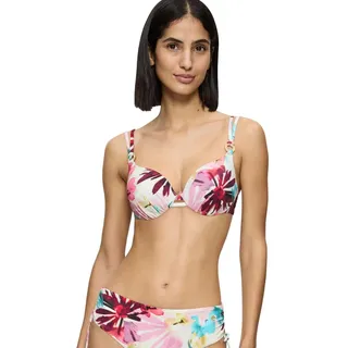 Triumph Summer Fleur WP, Bikini Top Damen, Mehrfarbig (Pink - Dark Combination), 38