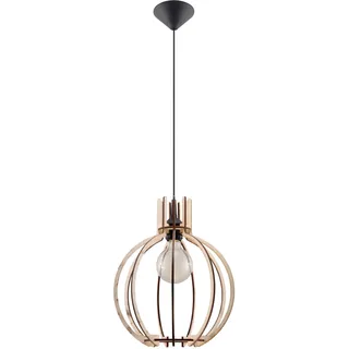 Hängeleuchte ARANCIA Naturholz 1xE27 15W Holz 100x17x28cm Sollux Lighting - Bronze