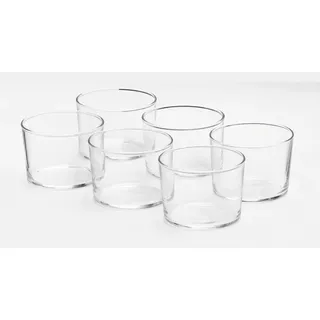 Van Well Dessertglas , Klar , Glas , 6-teilig , 200 ml , 25x13.2x9 cm , Geschirr, Schalen & Schüsseln, Dessertschalen
