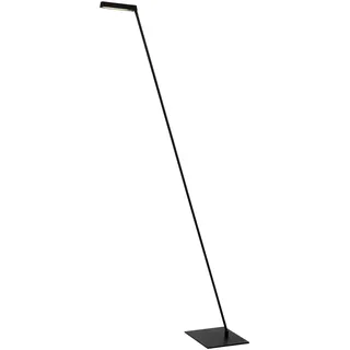 LUCIDE LAVALE - Stehlampe Mit Leselampe - LED Dim. - 1x3W 2700K - Schwarz