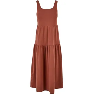 URBAN CLASSICS Kleid ärmellos Maxi Terracotta 3XL