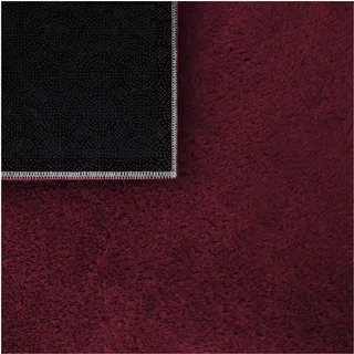 TT Home Kurzflorteppich Ø 200 cm Rot