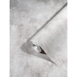 Marburg Tapete Greige Betonoptik HAILEY für Wohnzimmer, Schlafzimmer oder Küche Made in Germany 10,05m x 0,53m Premium Vliestapete 82249