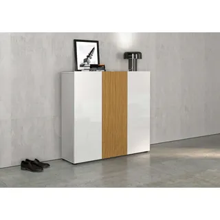 INOSIGN LADY 120 x 115 x 34 cm weiß hochglanz / weiß