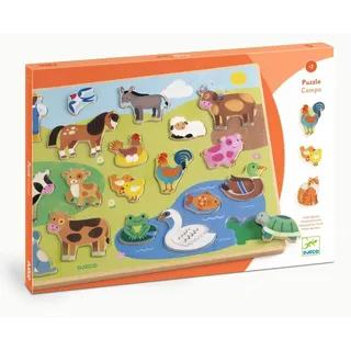 Djeco-Holzpuzzle: FarmAnimo