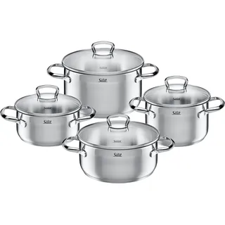 Silit Toskana Topf-Set 4-tlg. Bratentopf + Fleischtopf + Glasdeckel