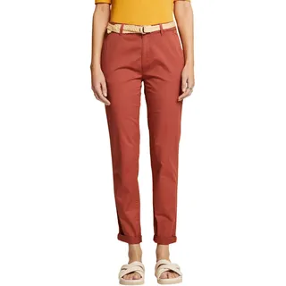 ESPRIT Damen 023EE1B333 Hose, Terracotta, 30/34
