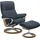 Relaxsessel Mayfair Leder/Mikrofaser 83 x 102 x 73 cm Blau mit Signature Base