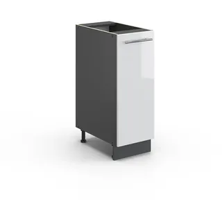 Vicco Apothekerschrank Fame-Line 30 x 0 x 0 cm Weiß Hochglanz