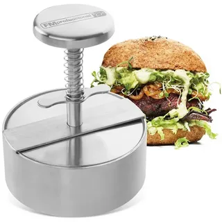 FMprofessional Burgerpresse onesize Edelstahl silber