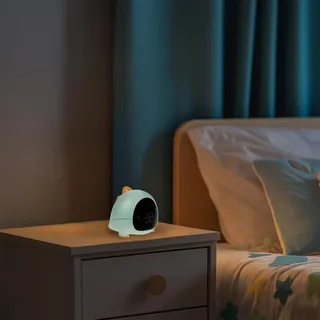 M mimotec - Nachtlicht/Nachttischlampe T-Rex für Kinder, warme Temperatur (3000 K), kreatives Design und Opal-Finish, ideal für Kinder. LM9211