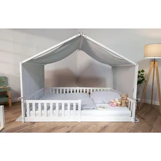 tiSsi Spielvorhang , Hellgrau , Textil , 90x200 cm , Schlafen, Babytextil-Kollektionen