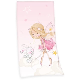 Herding Young Collection Little Fairy Velourstuch, Rosa, 75 x 150 cm