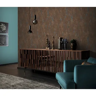 Vliestapete FASHION FOR WALLS "Chroma", braun (bronze), B:0,53m L:10,05m, Tapeten, Vliestapete, Phthalate frei
