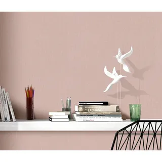 Erismann Vliestapete »PVC-freie Vliestapete ELIN« leicht strukturiert Phthalate frei, rosa