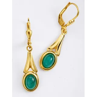 Lady Paar Ohrhänger, grün