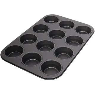 Dr. Oetker Muffinform 12-er Mini Ø 7 cm, Cupcake Form für saftige Muffins, Muffinblech mit Antihaftbeschichtung, Menge: 1 Stück