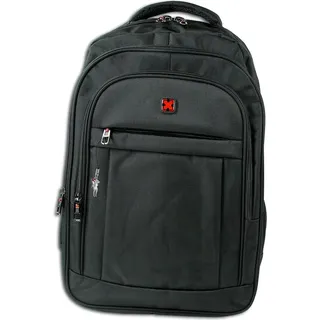 Travel N Meet Businessrucksack, Rucksack gepolstert schwarz Herren ORD4223S - Schwarz