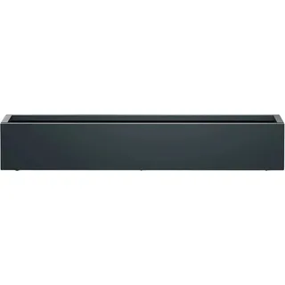 Herstera Garden Metall-Pflanzkübel Cube 40 cm x 150 cm x 25 cm Anthrazit