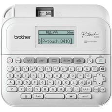 Brother PT-D410 Etikettiergerät für Zuhause und Büro, bis zu 18 mm, Druckgeschwindigkeit bis zu 20 mm/Sek