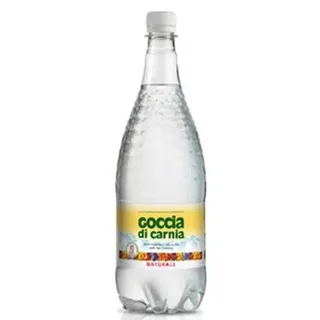 Multipack 6 Flaschen Goccia di carnia Naturale Mineralwasser 1 Lt