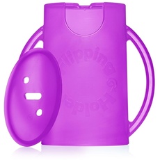 Die Spiegeln Halter, eine saubere Quetschbeutel und Juice Box Halter für Babys, Kleinkinder, und Kinder, violett