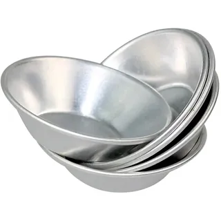 Keysui 24 eloxierten Aluminium-Ei Tart Cupcake Kuchen Cookie Form Puddingform Backen Werkzeug