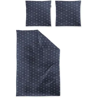 IRISETTE Bettwäsche Easy 8603« 2 teilig, blau