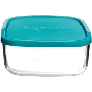 Agr Quadratische Glas-Vorratsdose blau 19 x 19 x 8 cm 2 l