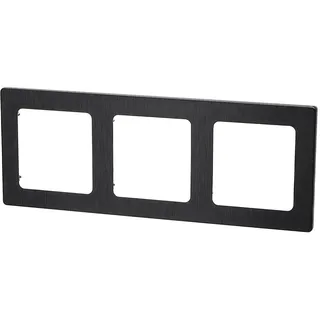 Wandschild aus Aluminium, deutsch/französischer Stil, mit drei Schlüsseln in elegantem Schwarz. Ideal für diejenigen, die Design und Funktionalität in jedem Detail suchen.