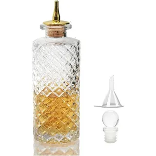 Bitters Bottle Dasher 170ml Glas Armaturenbrett Zinklegierung