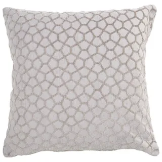 Zierkissen , Grau , Textil , Füllung: Schaumstoff , 45x45 cm , Goldenes M, Emas , Heimtextilien, Wohntextilien, Kissen, Zierkissen