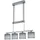 Garda 4-flg. 13 cm grau