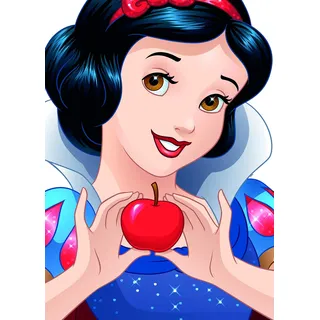 KOMAR Wandbild Snow White Portrait 50 x 70 cm