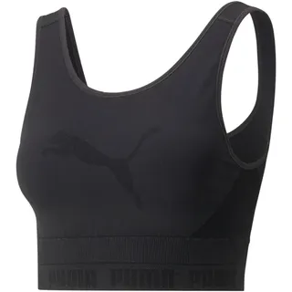 Puma Damen Evoknit Crop Top Schwarz, S