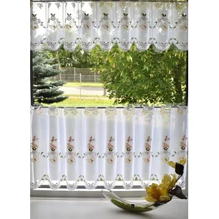 Stickereien Plauen »Schmetterling« Stangendurchzug 1, bunt,