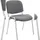 Besucherstuhl Stoff Grau