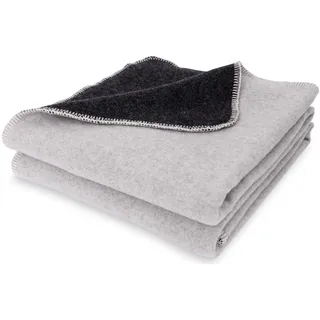 Petromax Wohndecke 150 x 200 cm Grau/Schwarz/Silber/Weiß